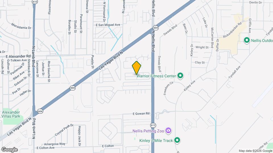 3825 N Nellis Blvd Map and Location Details