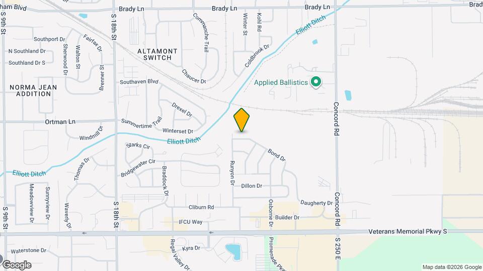 2714 Bond Dr Map and Location Details