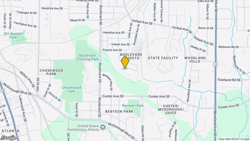 1254 Avondale Ave SE Map and Location Details