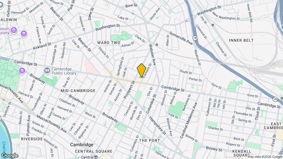 113 Tremont St Map and Location Details