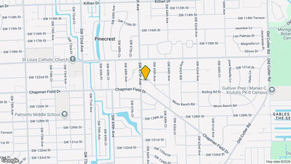 6600 SW 123rd St Map and Location Details