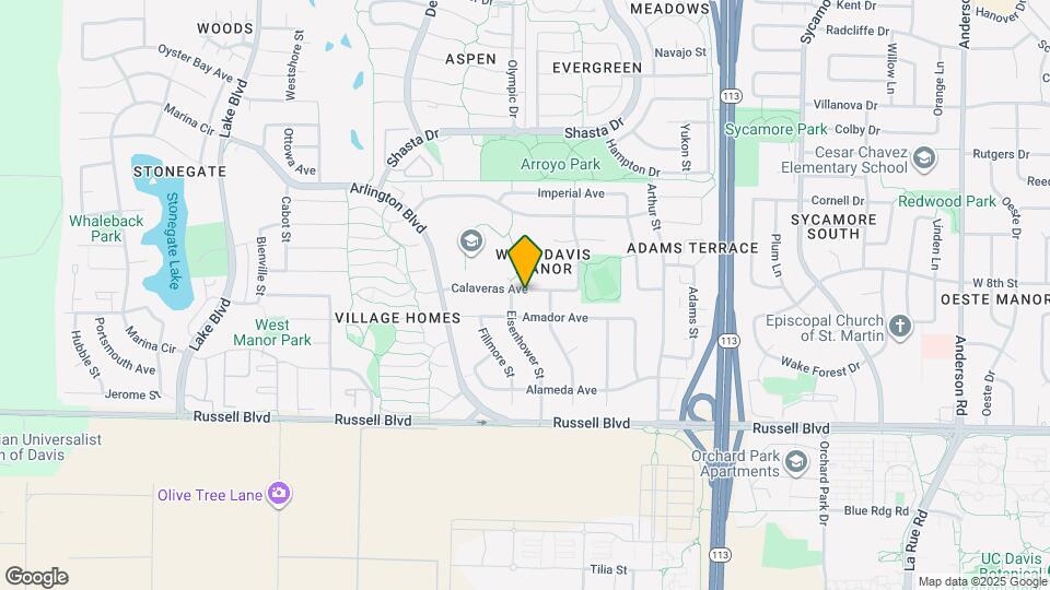 2040 Calaveras Ave Mapa y Detalles de la Ubicación