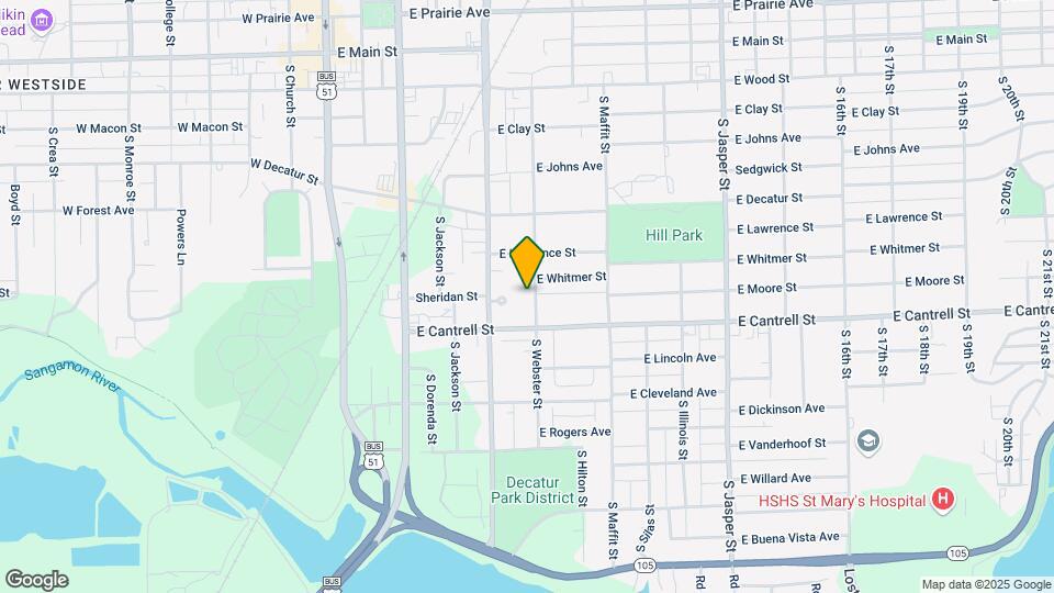 729 S Webster St Map and Location Details
