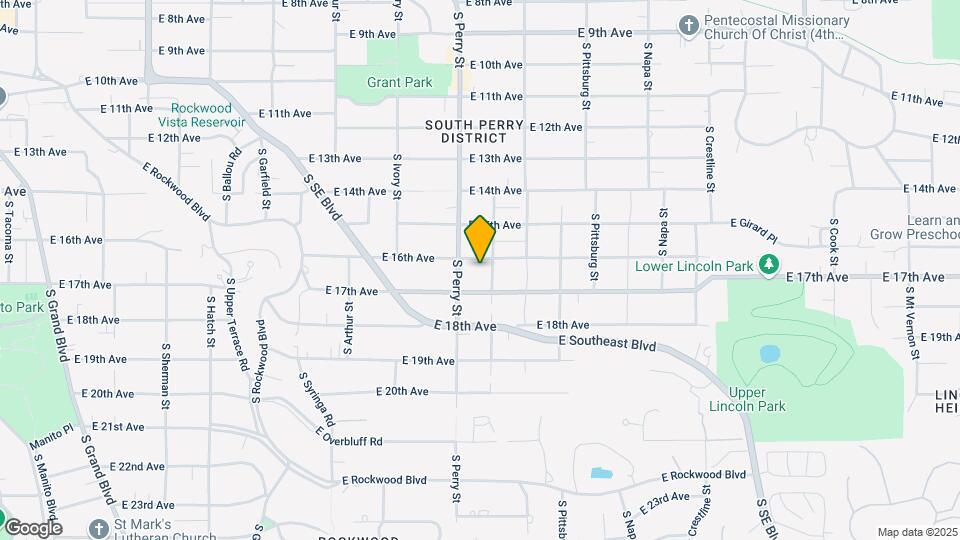 1420 E 16th Ave Map and Location Details