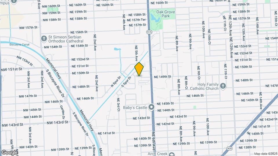 14880-14890 NE 5th Ct Map and Location Details