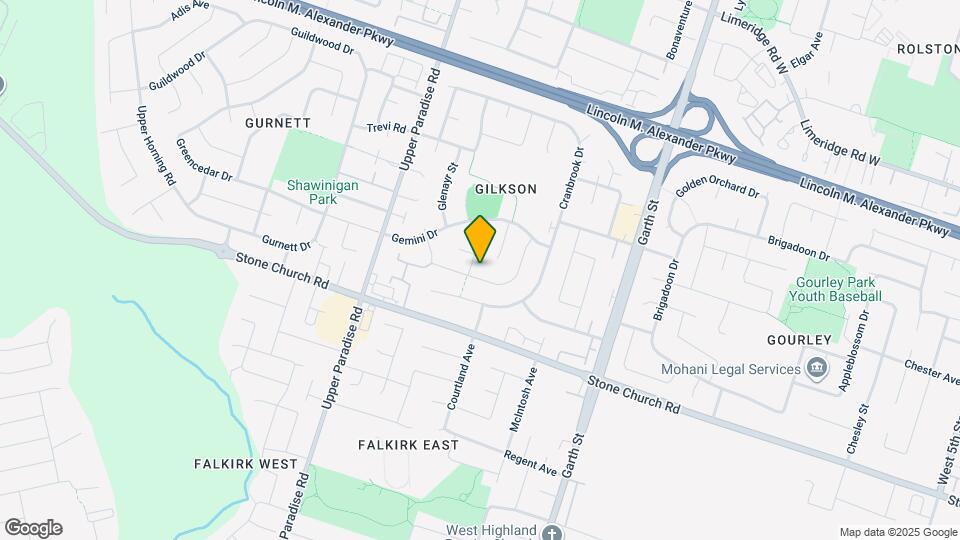 86 Gardiner Dr Map and Location Details
