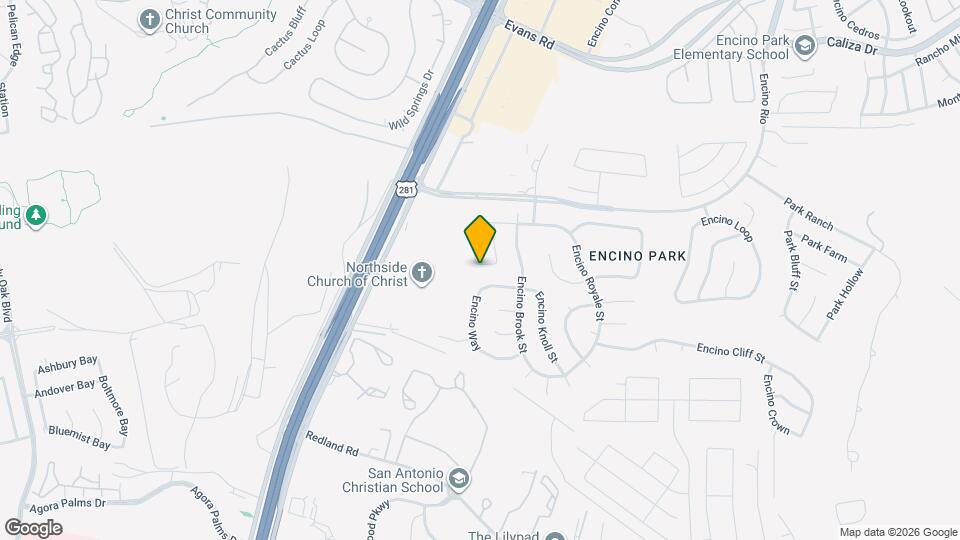 1806 Encino Bend Map and Location Details