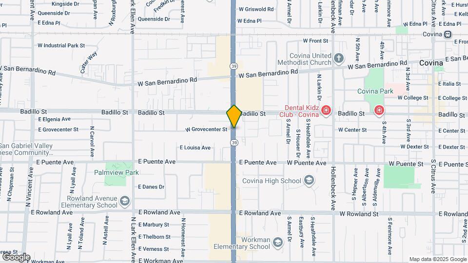 804 N Azusa Ave Map and Location Details
