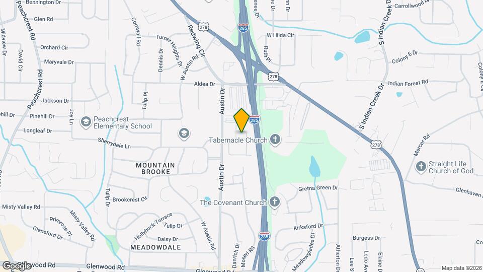 1646 Austin Meadows Dr Map and Location Details