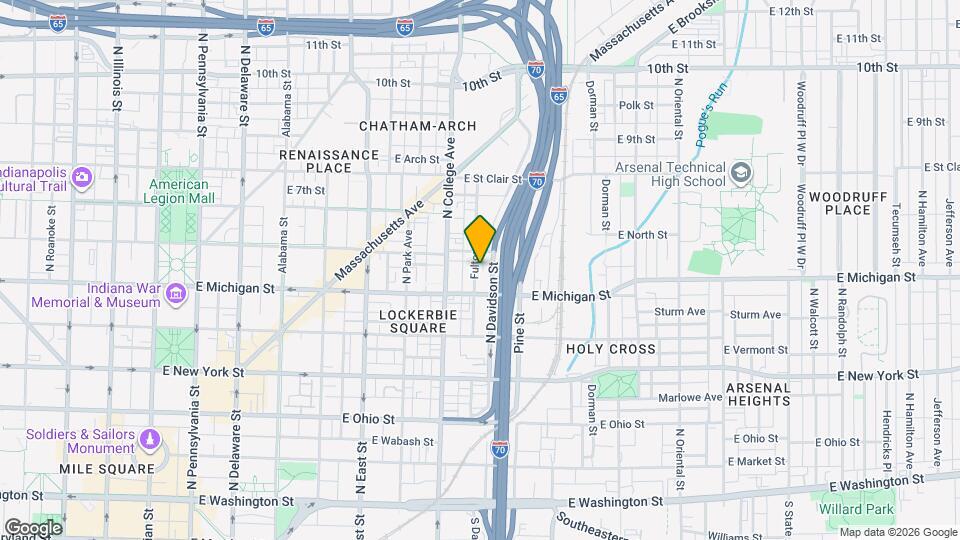 519 Fulton St Map and Location Details