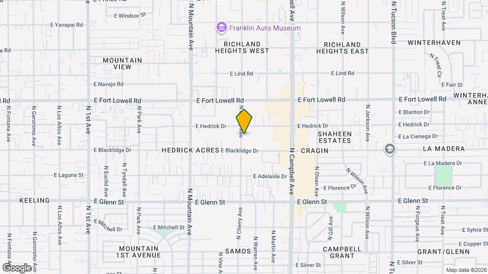 3050 N Cherry Ave Map and Location Details