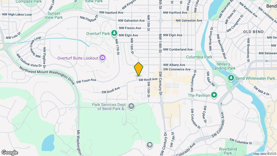 1544 SW Knoll Ave Map and Location Details