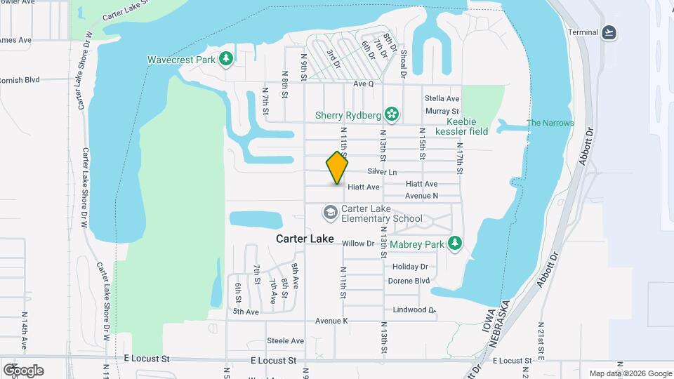 1017 Hiatt St Mapa y Detalles de la Ubicación