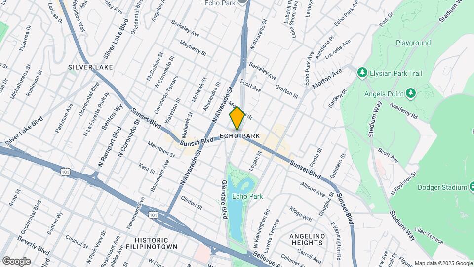 1834 Echo Park Ave, Unit 1819 Ashmore Pl Map and Location Details