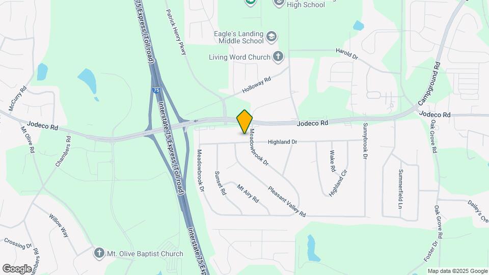 125 Highland Dr Map and Location Details