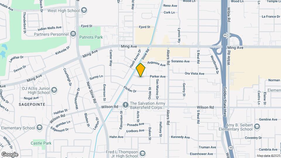 Parker Avenue Townhouse Apartments Map and Location Details