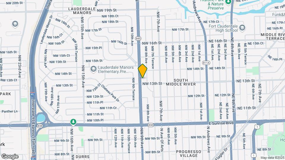 1312 NW 9th Ave Map and Location Details