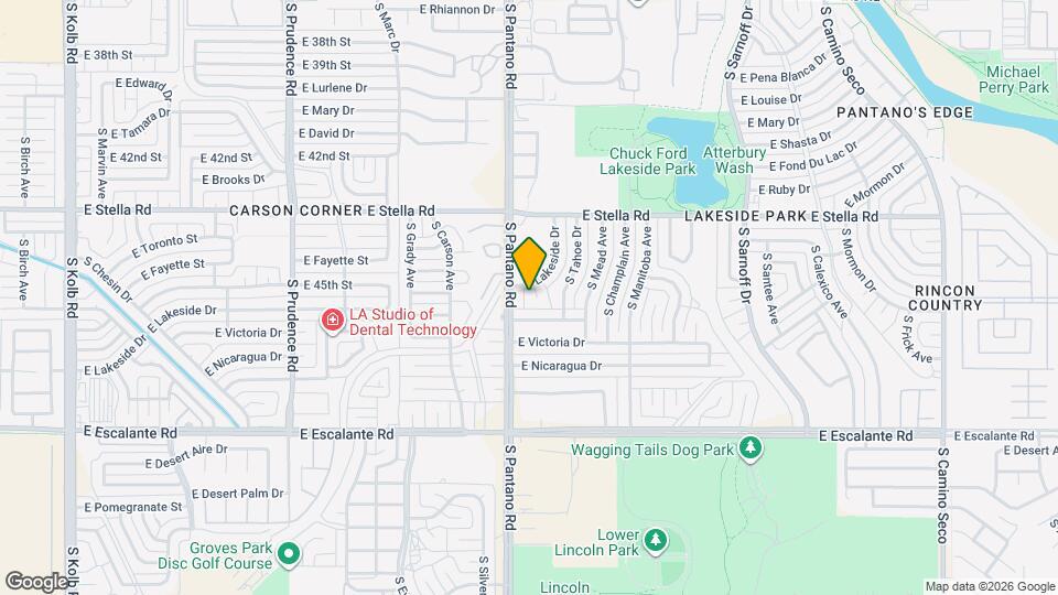 3410 S Lakeside Pl Map and Location Details