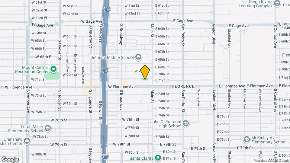 126 W 71st St Map and Location Details