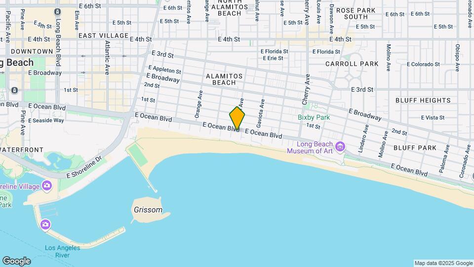 1500 E Ocean Blvd Mapa y Detalles de la Ubicación