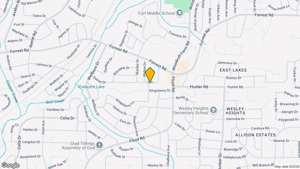 5318 Delray Dr Map and Location Details