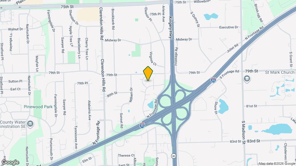 16W 540 Lake Dr Map and Location Details