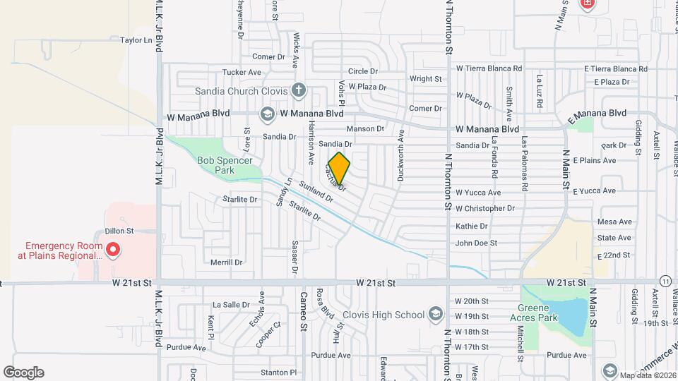 121 Cactus Dr Map and Location Details