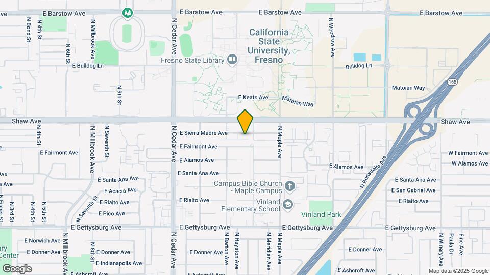 4530 E Sierra Madre Ave Map and Location Details