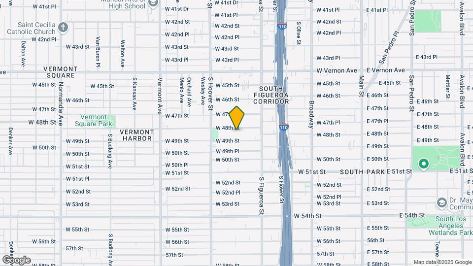 620 W 48th St Map and Location Details