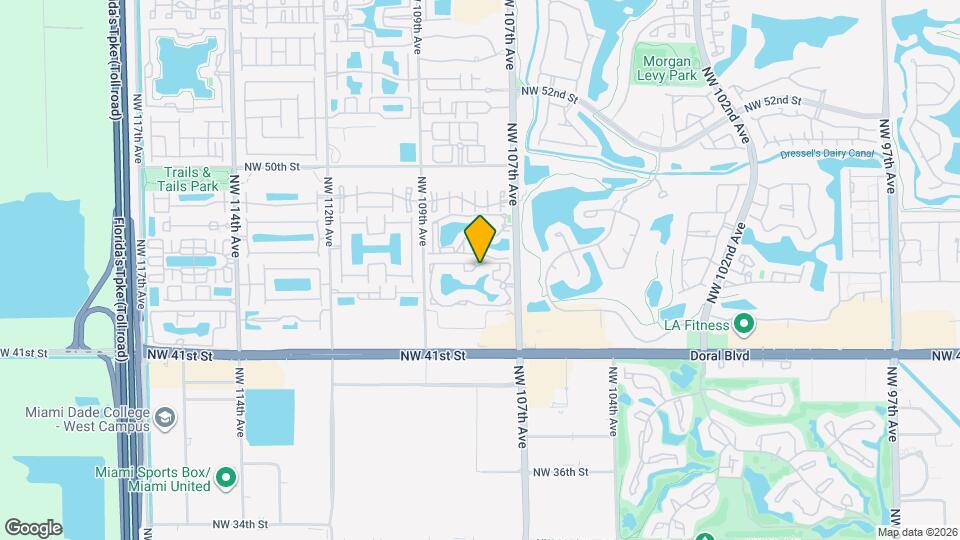 4540 NW 107th Ave Map and Location Details