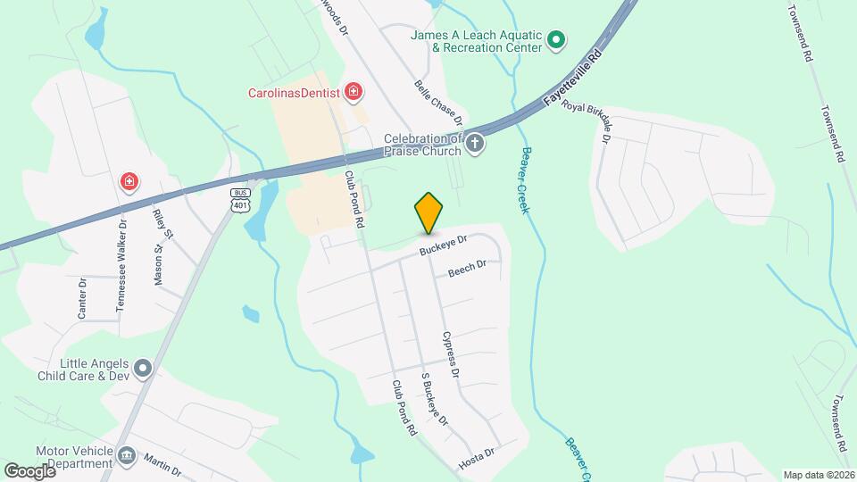 301 Buckeye Dr Map and Location Details