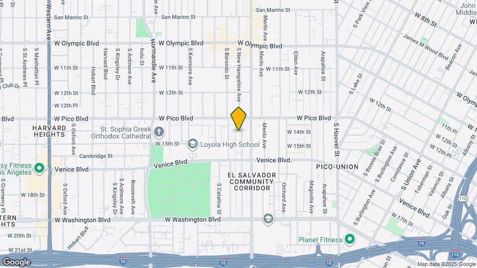 1405 S New Hampshire Ave Map and Location Details