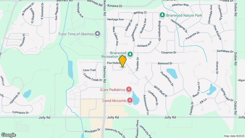 2163 Woodleaf Ct Map and Location Details