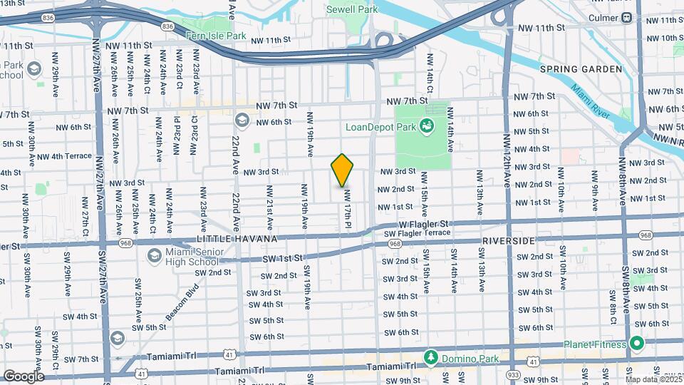 126 NW 17th Pl Map and Location Details