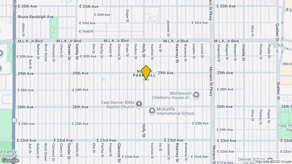 2840 Holly St Map and Location Details