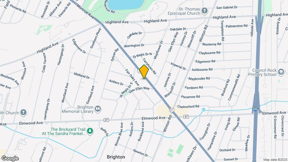 1685 Monroe Ave Map and Location Details