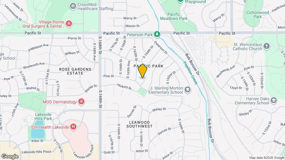 1416 S 163rd Ave Map and Location Details