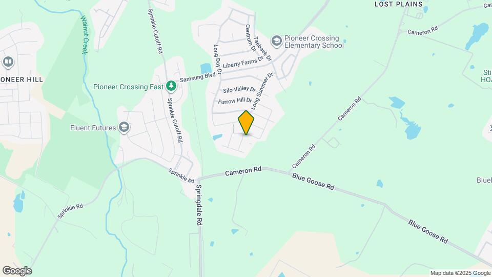 10625 Menominee Falls Ln Map and Location Details