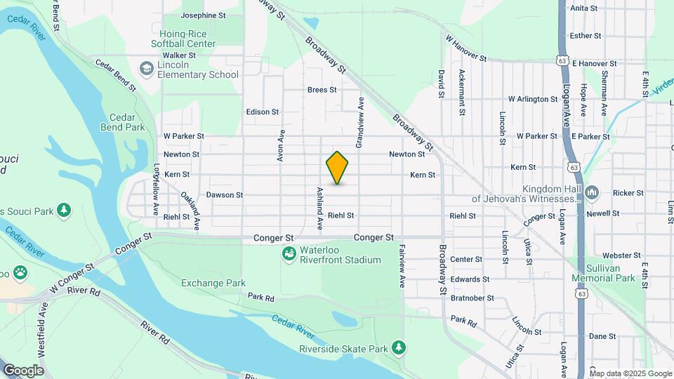 732 Dawson St Map and Location Details