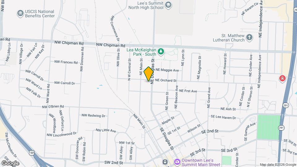 408 NE Douglas St Map and Location Details