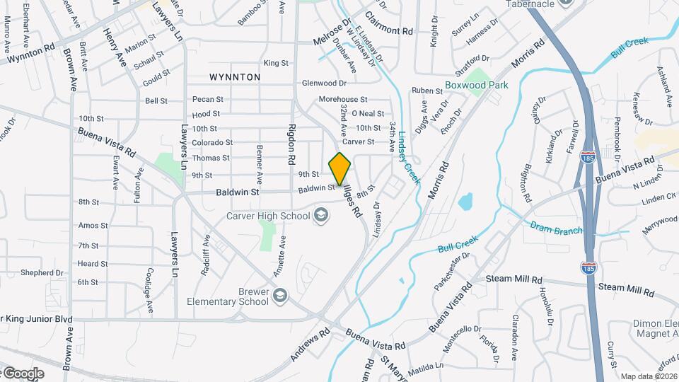 3122 Baldwin St Map and Location Details