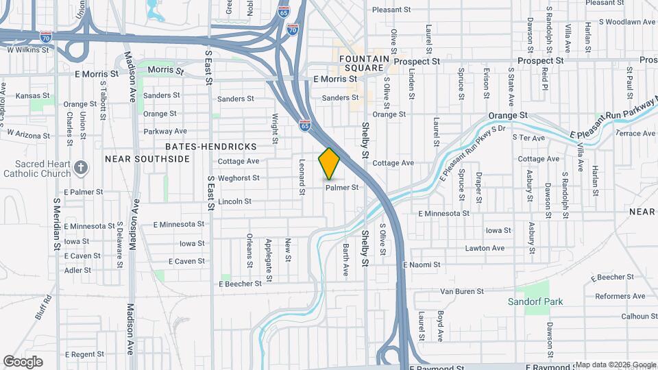 1006 Palmer St Map and Location Details