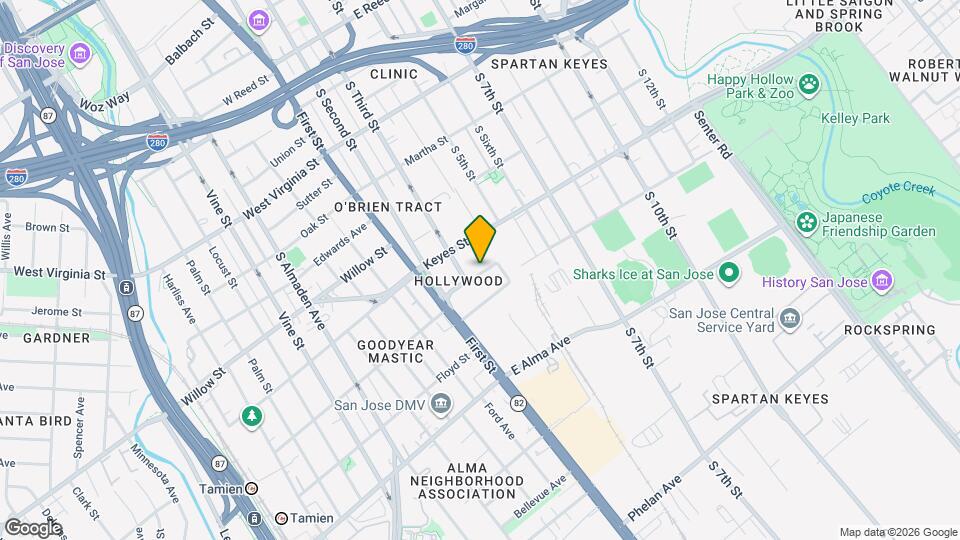 1444 S Third St Mapa y Detalles de la Ubicación