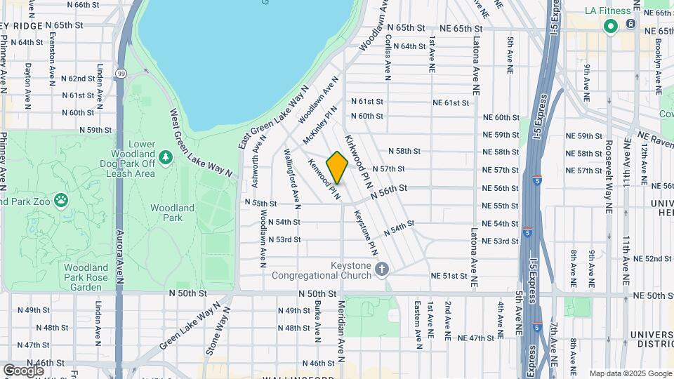 5522 Kenwood Pl N Map and Location Details