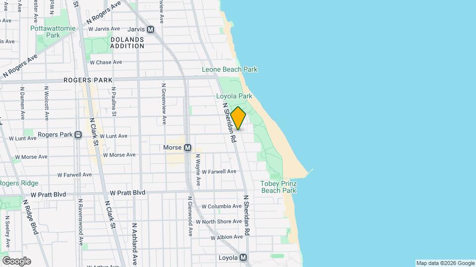 1153 W Lunt Ave, Unit 1153-3 Mapa y Detalles de la Ubicación