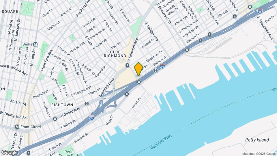 2731 E Cumberland St Map and Location Details