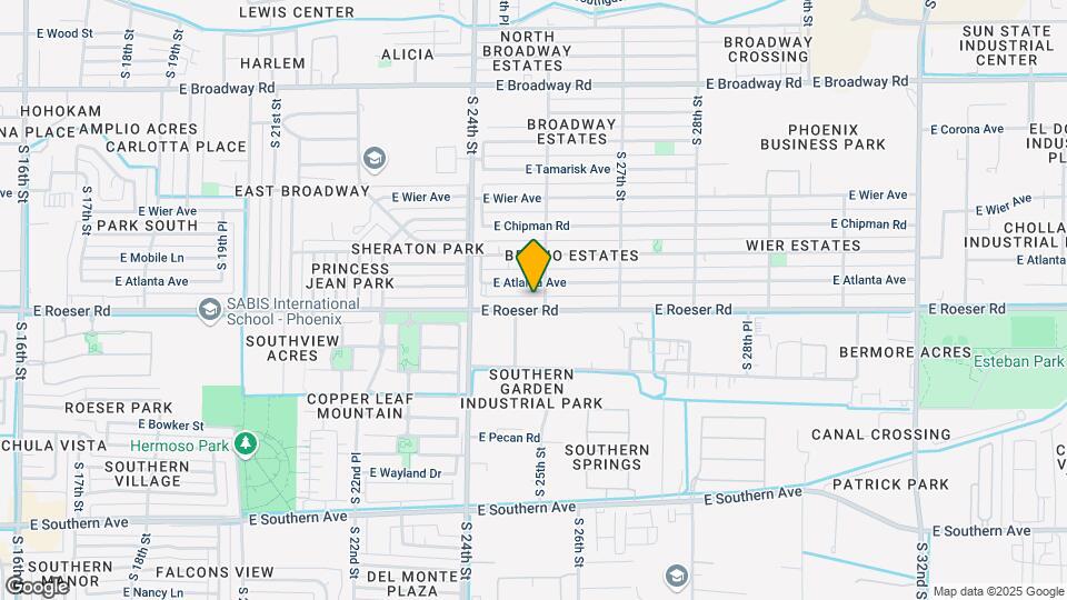 2454 E Roeser Rd Map and Location Details