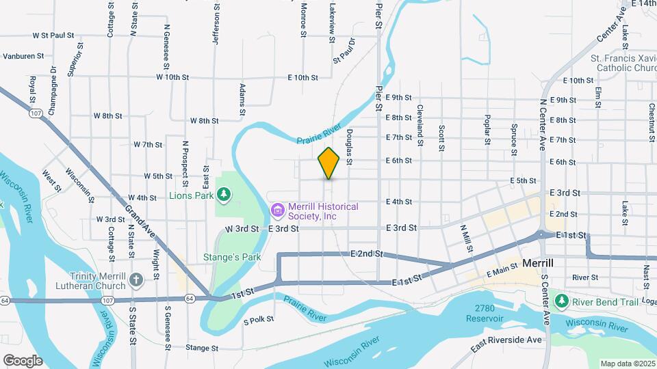 301 E 5th St-Unit -1/2 Map and Location Details