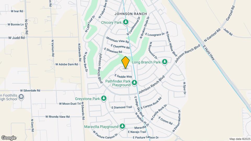 388 E Palomino Way Map and Location Details