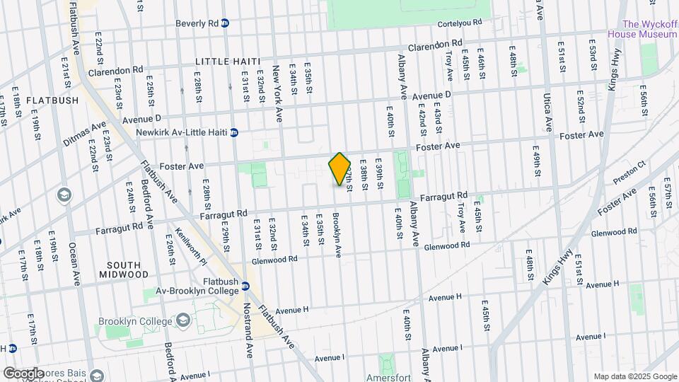 1471 Brooklyn Ave Map and Location Details